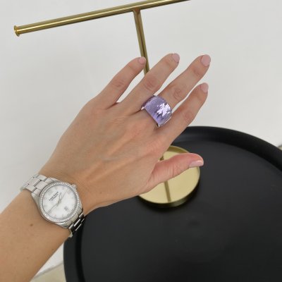 картинка Кольцо-перстень "lavender"