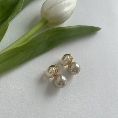 картинка Серьги "Жемчужный рай"