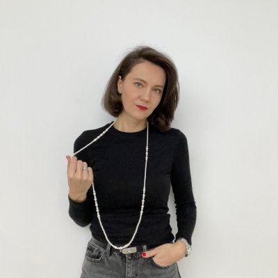 картинка Длинная нить жемчуга "Trend"