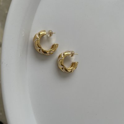 картинка Серьги "White and gold"