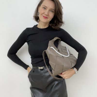 картинка Жемчужные бусы для сумки "Trendy"